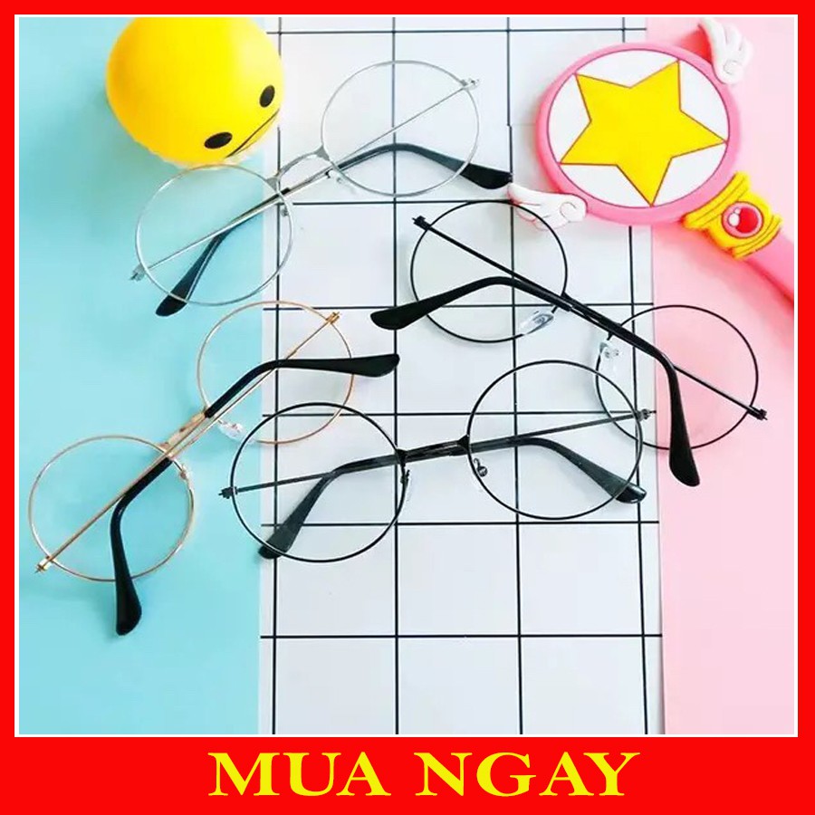 [Mã FARSSTGRE giảm 5K đơn bất kỳ] Mắt Kính Giả Cận Gọng Tròn Nobita KM02 Thời Trang, Sang Trọng