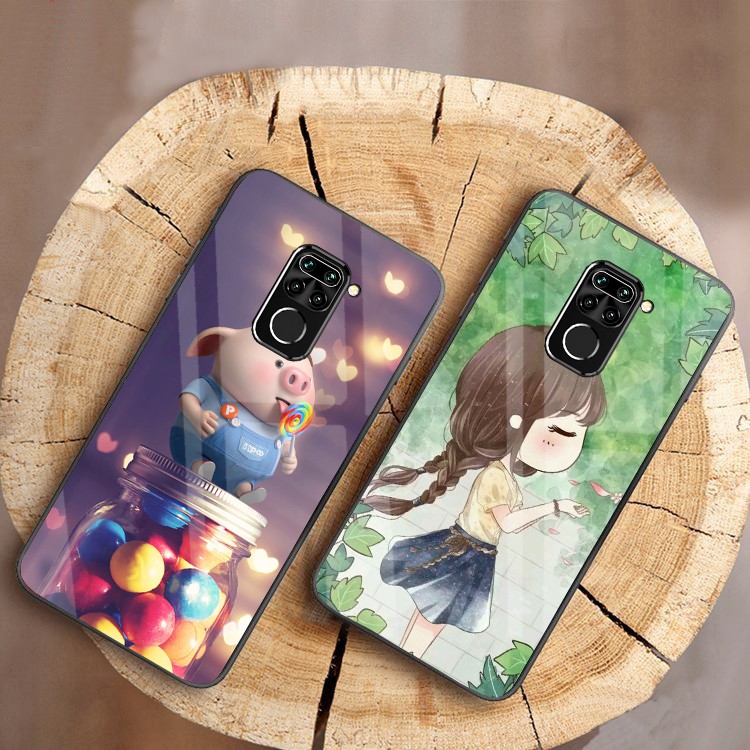 Ốp Lưng XIAOMI REDMI NOTE 9, NOTE 9S , NOTE 9 PRO mặt kính cường lực cao cấp