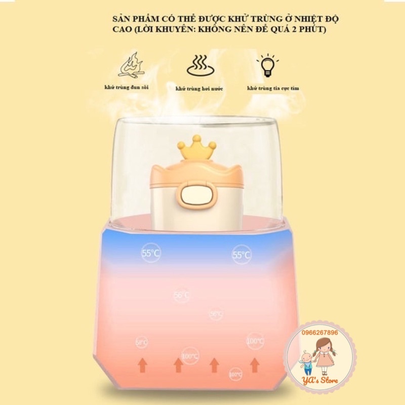 Hộp trữ sữa bột, đồ khô hình vương miện cao cấp hình Vương Miện và Khủng Long cho bé
