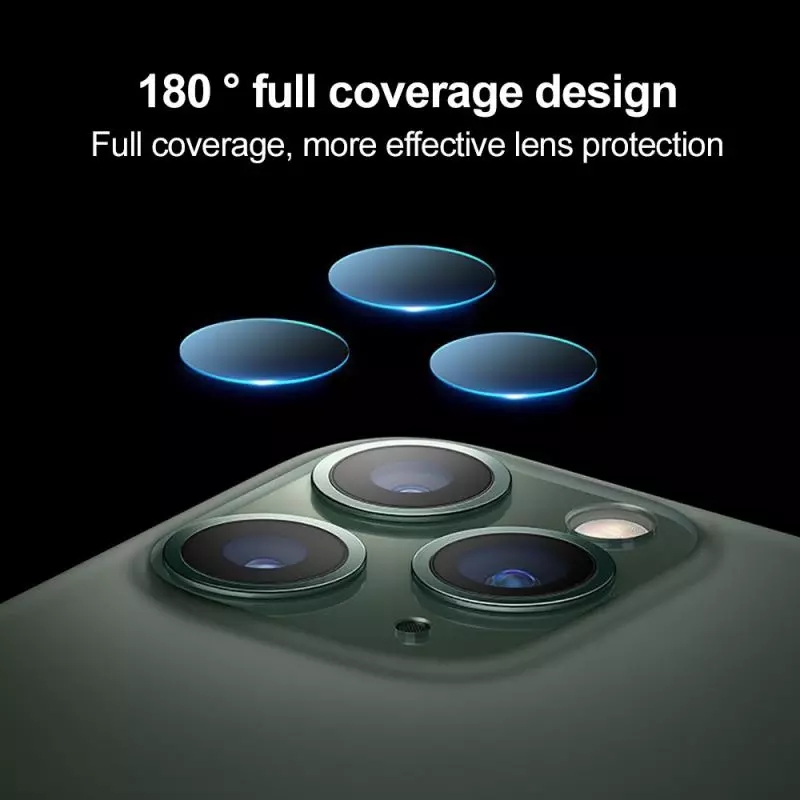 Set 2 / 3 Kính Cường Lực Bảo Vệ Camera Dành Cho Iphone 11 12 Mini Pro Max