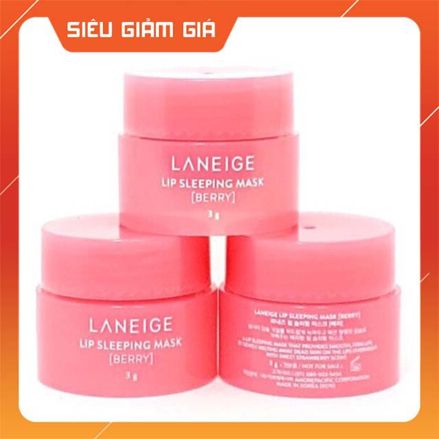 MẶT NẠ NGỦ CHO MÔI LANEIGE LIP SLEEPING MASK 3G. Dưỡng Hồng Và Làm Mềm Cho Môi. | BigBuy360 - bigbuy360.vn