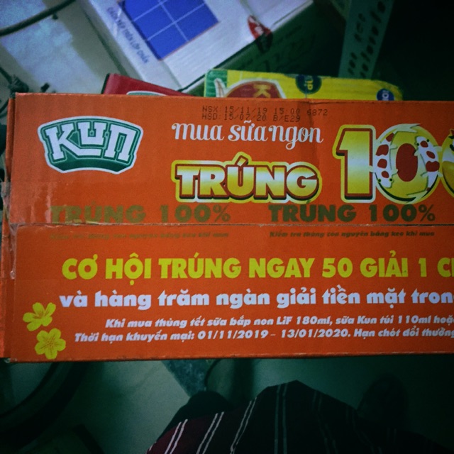 Sữa KUN túi 110ml