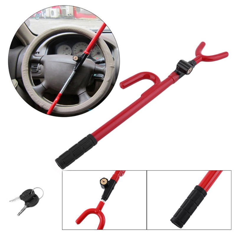 Khóa Vô Lăng Chống Trộm Thông Dụng Có Thể Thu Vào Cho Xe Hơi