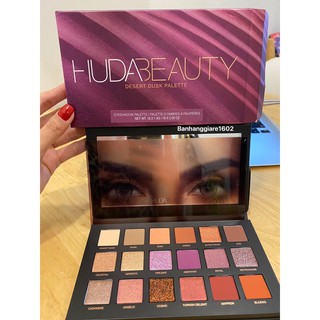 Phấn mắt Huda Beauty Desert bảng 18 ô (bill Sephora Mỹ)
