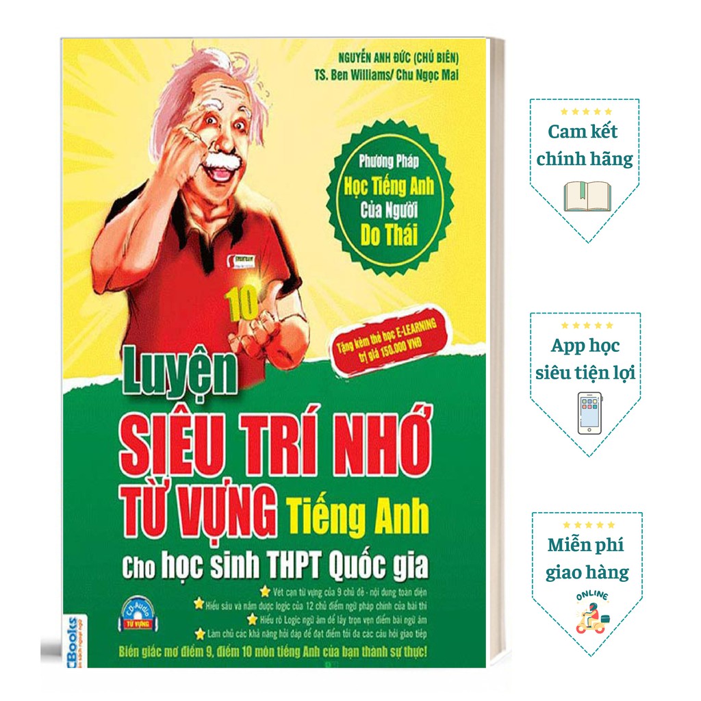 Sách - Luyện Siêu Trí Nhớ Từ Vựng Tiếng Anh Dành Cho Học Sinh THPT Quốc Gia