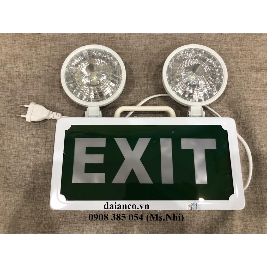 Đèn Chiếu Sáng Sự Cố Kết Hợp Biển Chỉ Dẫn Thoát Nạn Exit YF-203 (E-SC-E)- Hình thật