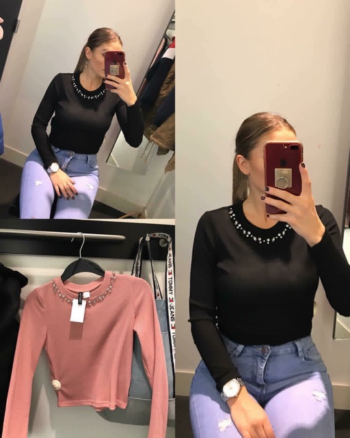 [SẴN] Áo len đính hạt HM - Authentic | BigBuy360 - bigbuy360.vn