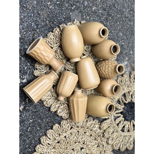 Bình hoa trang trí mini, decor trang trí để bàn, bình hoa bát tràng