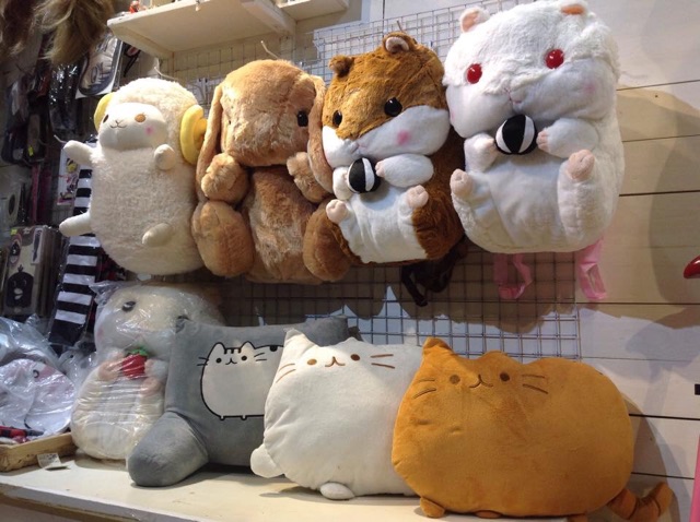 [ORThú/ gối nhồi bông mèo pusheen