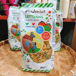 Nui hữu cơ hình chữ cái Bio Junior 200g