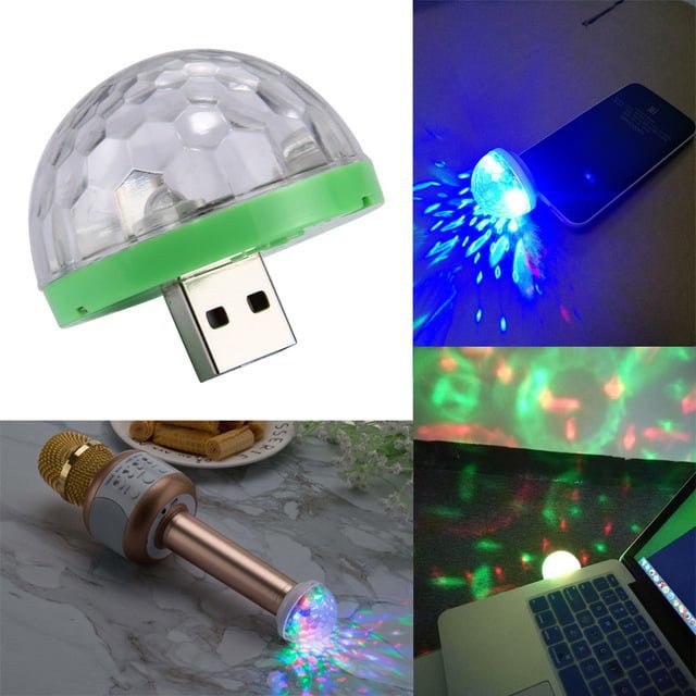 ĐÈN LED USB CẢM ỨNG THEO NHẠC TẶNG KÈM ĐẦU CẮM ĐIỆN THOẠI