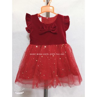 Đầm công  chúa Nhung nhí(13-15kg)