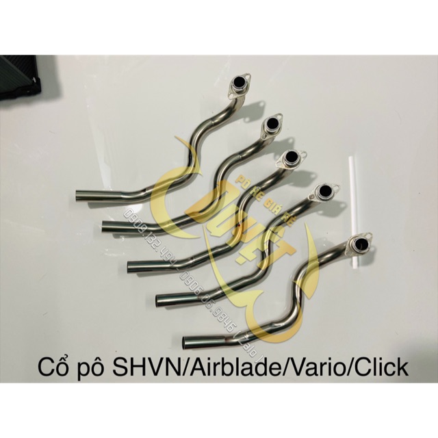 Cổ pô SHVN/ Airblade/ Vario/ Click [VIDEO THẬT] thay inox [GIÁ SỈ]