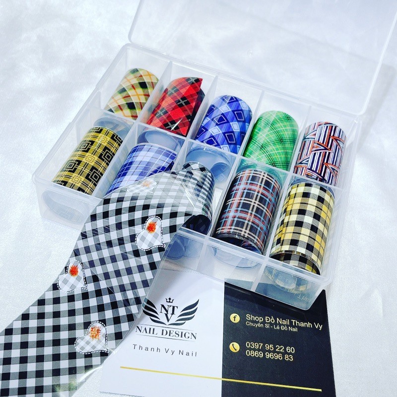 Foil Giấy Dán, Keo Foil [Thanh Vy Nail]