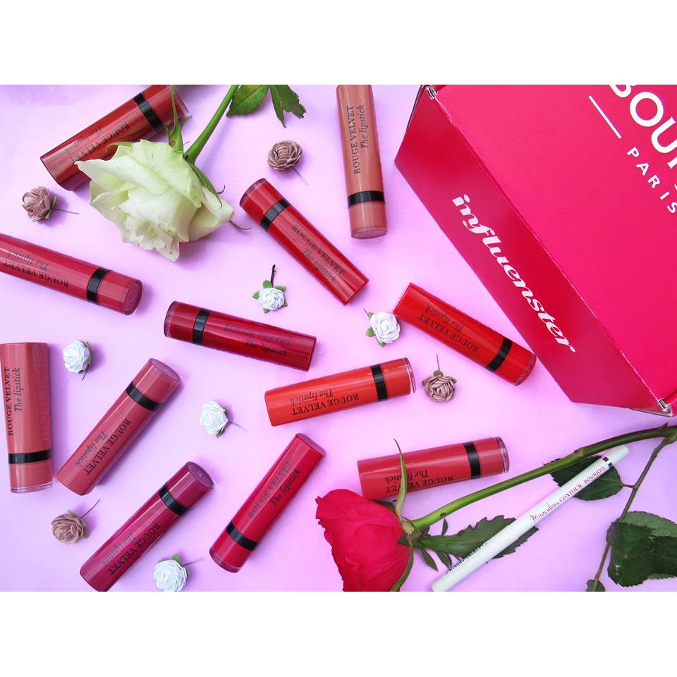 Son thỏi Rouge Velvet Bourjois chính hãng full màu Ouibeaute