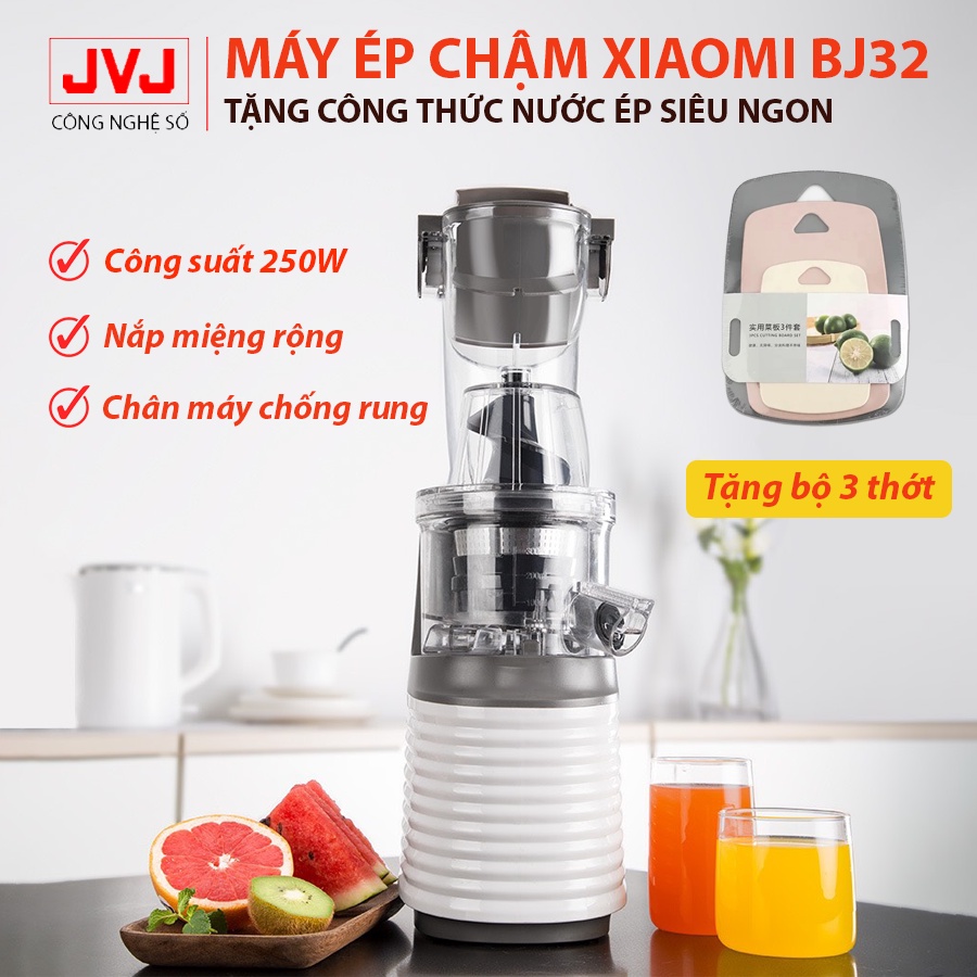 Máy ép chậm JVJ H300 Plus sử dụng tốt trái cây công suất 180W kiệt nước - BH 12T