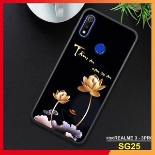 Ốp kính cường lực Realme 3 Ốp điện thoại cao cấp - Ốp Tâm An