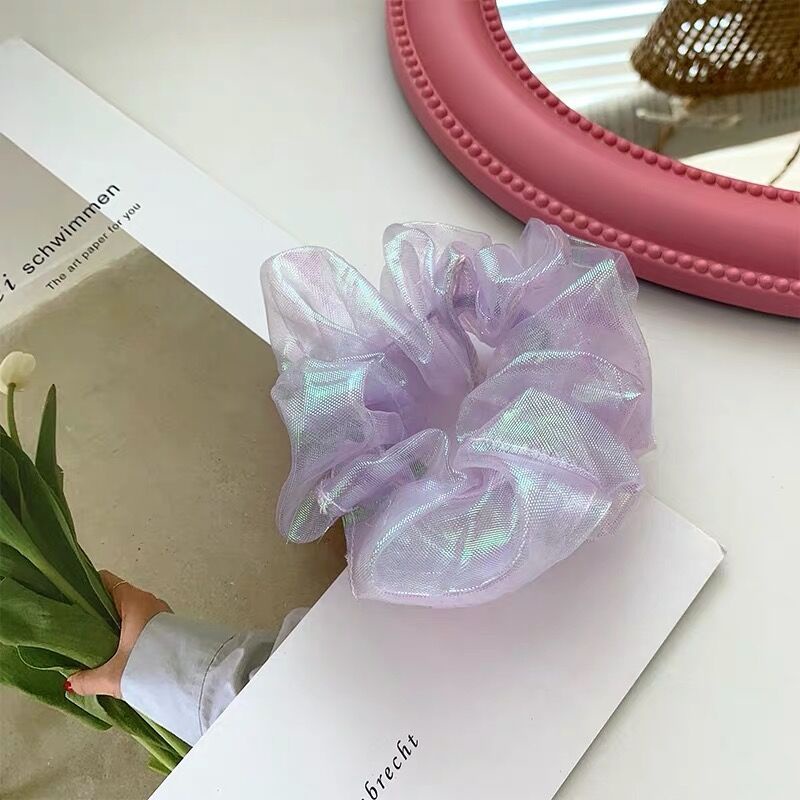 Dây Cột Tóc Đuôi Ngựa Bản Lớn Không Đau Phong Cách Hàn Quốc Dễ Thương Cho Nữ