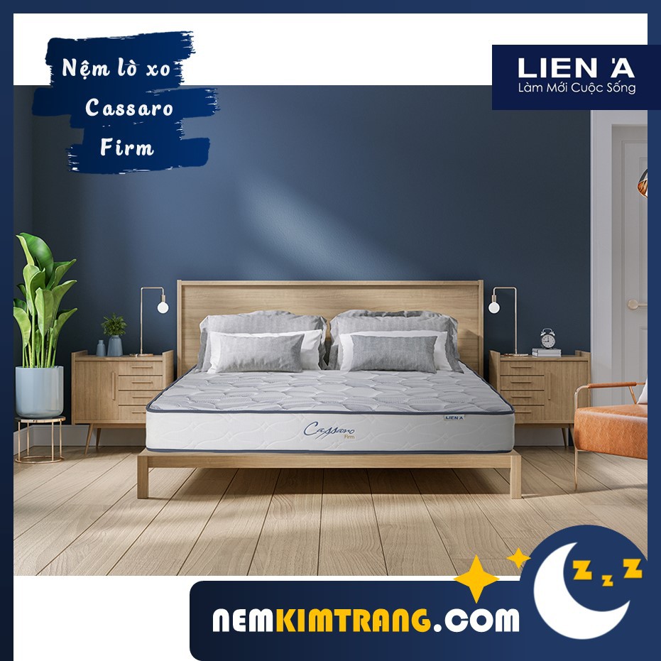 [FREESHIP] Nệm Lò Xo Liên Á Cassaro Firm Cao Cấp - CHÍNH HÃNG, BẢO HÀNH 10 NĂM