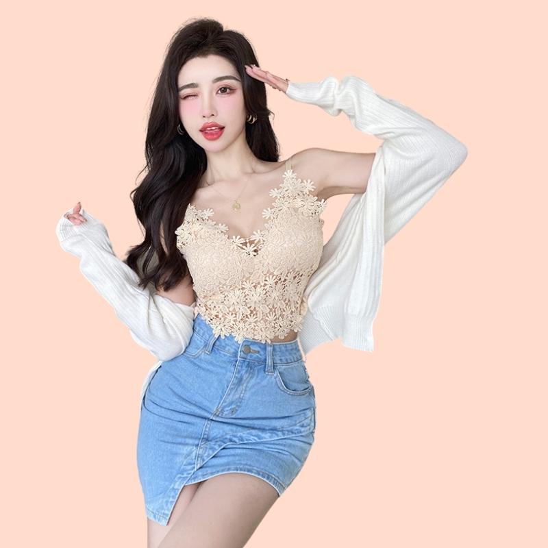 Áo Bra Len 2 Dây Mền Mịn SU Official, Áo Lót Nữ Mút Mỏng Có Thể Tháo Rời 1802