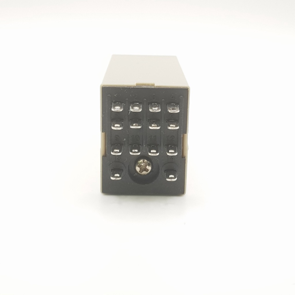 Rơ le 220V 10 giây, Relay thời Gian Timer Omron H3Y-4 14P 220V, H3Y-4, rơ le thời gian