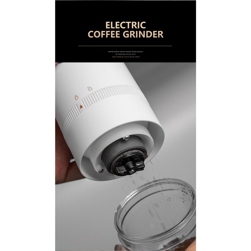 Hàng Có Sẵn  Máy Xay Cà Phê Chạy Điện Máy Xay Gia Dụng Hoàn Toàn Tự Động Máy Xay Hạt Nhỏ Sạc Lại Được Ngoài Trời Cầm Tay