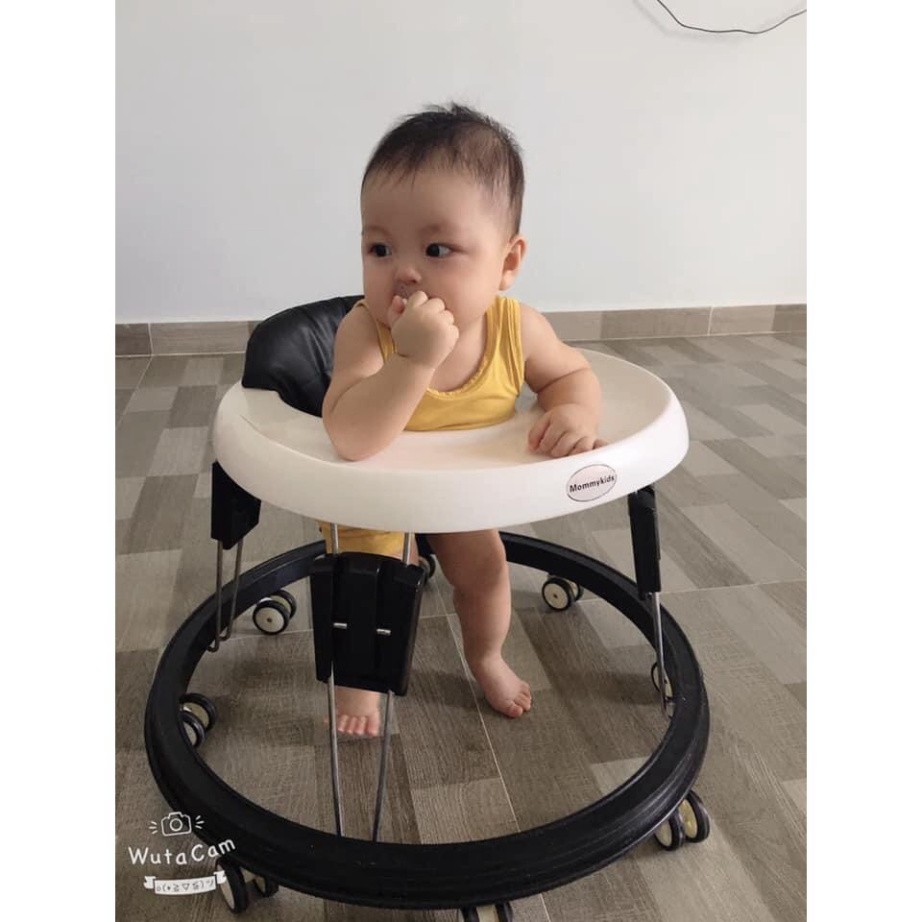 HSGD XE TRÒN TẬP ĐI CHO BÉ KIÊM XE ĂN DẶM, XE TRÒN MOMMY KIDS ĐIỀU CHỈNH 5 ĐỘ CAO 44 QS