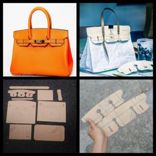 Mẫu rập dùng làm túi BK các size 25, 30, 35, dụng cụ làm da thủ công