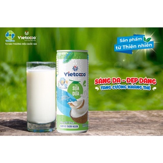 [Combo 2 Lon] Sữa Dừa Tươi Vietcoco 240ml
