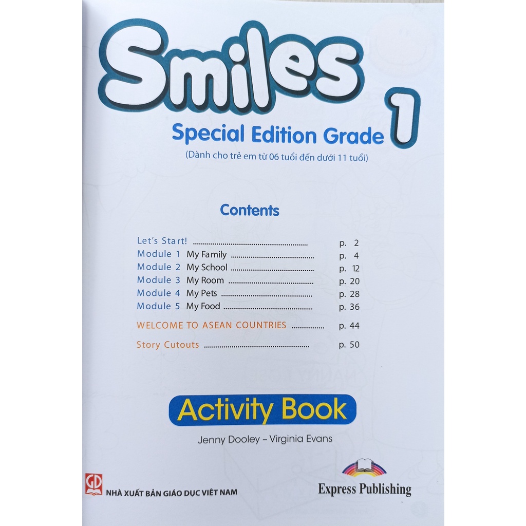 Sách - Smiles Special Edition Grade 1 (Activity Book)