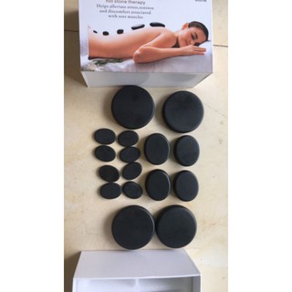 Bộ đá nóng massage Spa 16 viên Body -Dùng Trong Đông Y, Spa, Thẫm Mỹ Viện