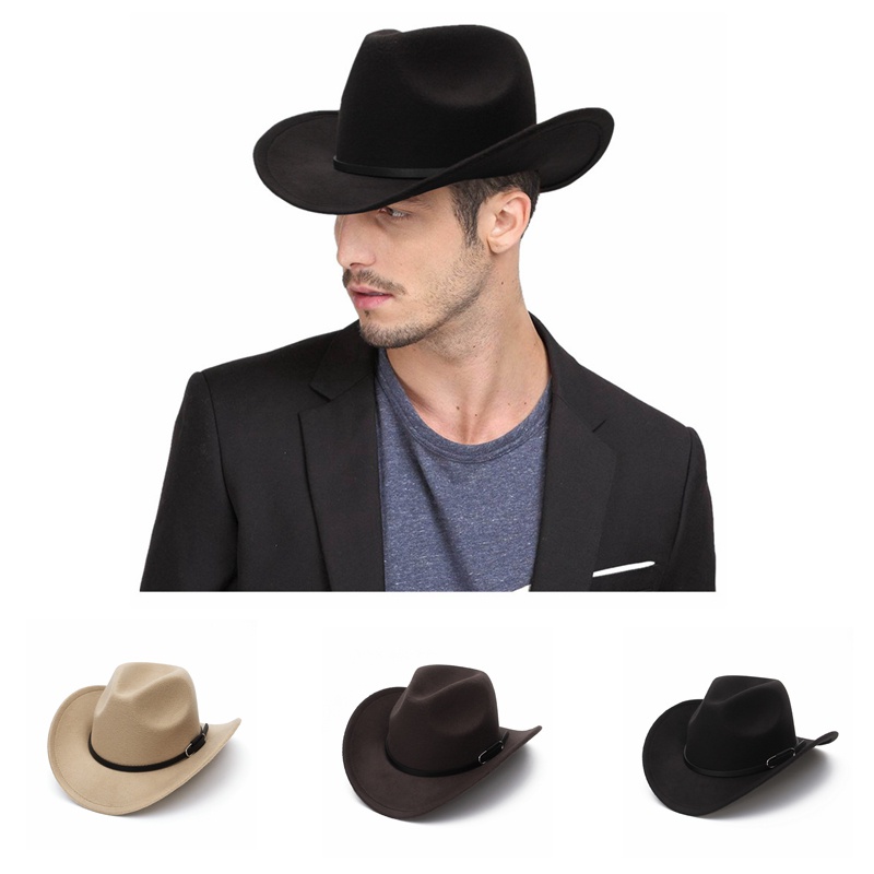 Mũ cowboy thời trang phong cách Fedro cổ điển cho nam