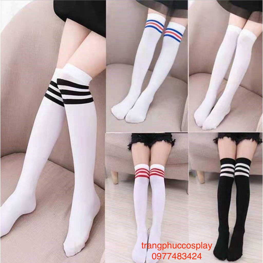 [CÓ SẴN] Tất đùi học sinh Nhật Bản/ Hàn Quốc/ cosplay