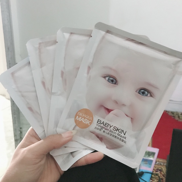 Mặt nạ em bé Baby Skin bioaqua  ( Ảnh thật )