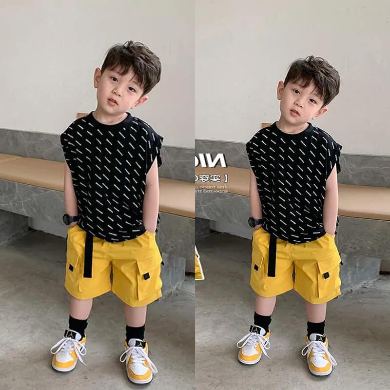 (Loại 1) Set bộ HipHop cho bé trai 10-30kg