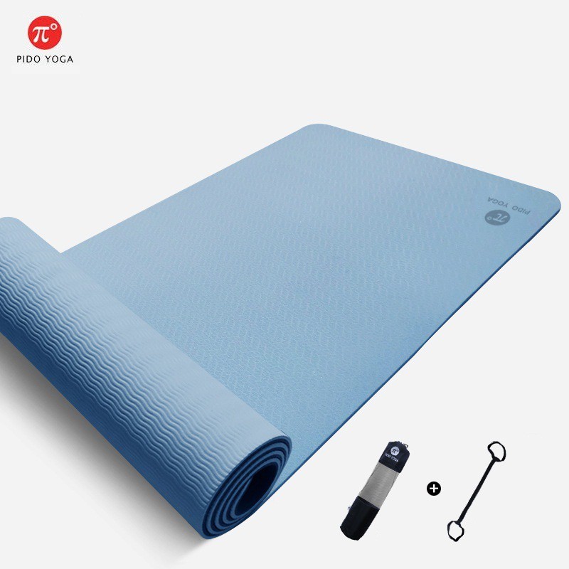 THẢM YOGA CAO CẤP 1 LỚP CHÍNH HÃNG PIDO DÀY 6MM - CÓ TÚI ĐỰNG KÈM