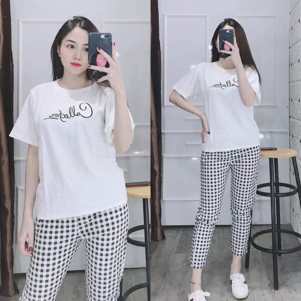 ❤️[KHAI TRƯƠNG BÁN GIÁ VỐN] Đồ bộ thun cotton mặc nhà, đồ bộ nữ đẹp chất liệu thun cotton co giãn 4 chiều