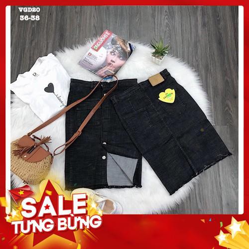Váy jean đen bigsize 60-90kg | Đầm váy cho người mập béo | thời trang | quần áo | công sở | oversize -Hàng nhập khẩu