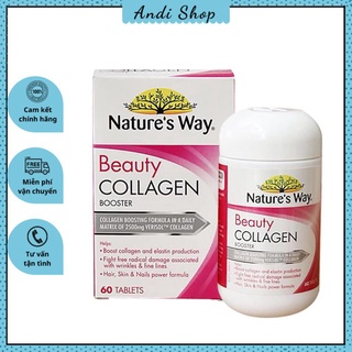 Viên uống trắng da collagen Nature's Way 60 viên Úc