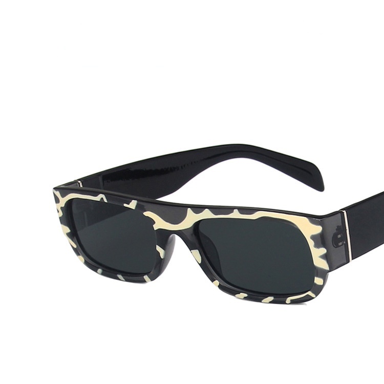 Kính Mát Hình Chữ Nhật Nhiều Màu Sắc Phong Cách Retro Thời Trang Cho Nữ