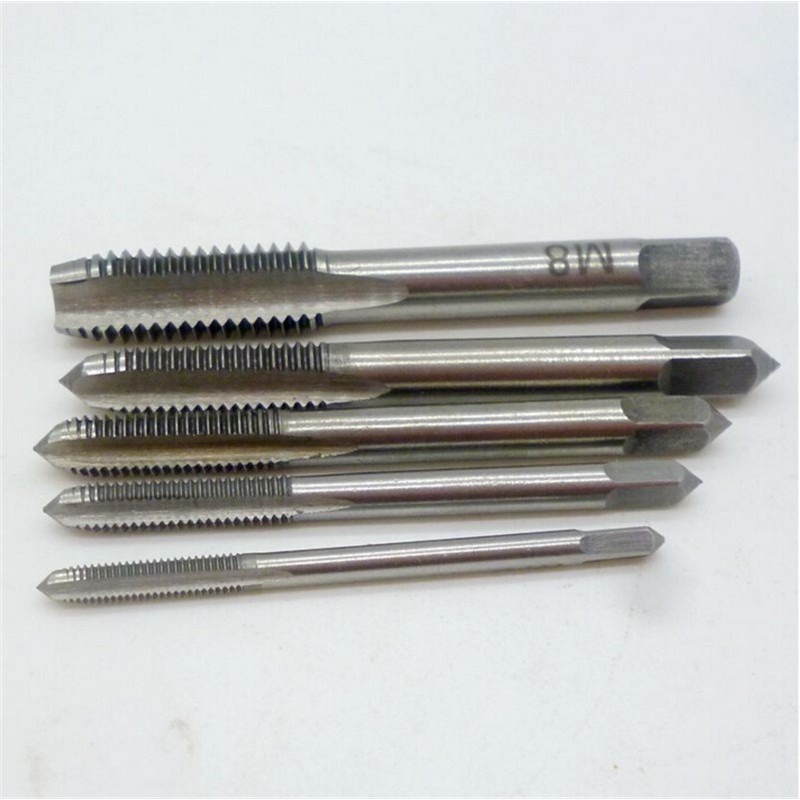 Bộ 5 Mũi Khoan Thẳng Cầm Tay M3 M4 M5 M6 M8 3mm-8mm