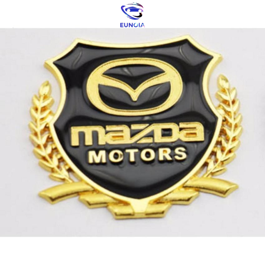 Logo dán xe ô tô bông lúa các hãng trang trí