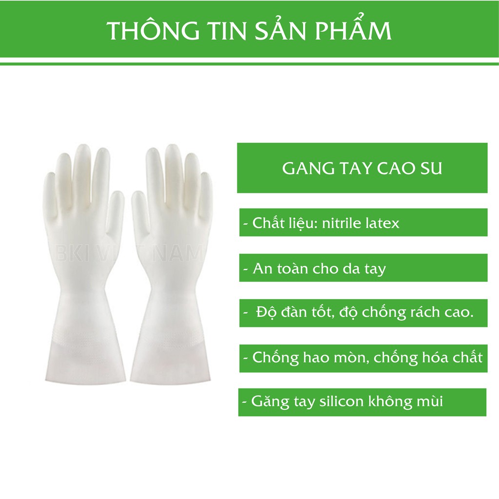 Găng tay cao su, găng tay rửa bát, rửa chén, vệ sinh nhà cửa hình hươu Siêu Bền