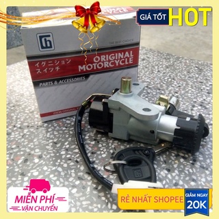 ổ khóa điện Sirius có khóa Yên, 6 cạnh xăng cơ (cho xe máy Yamaha ya