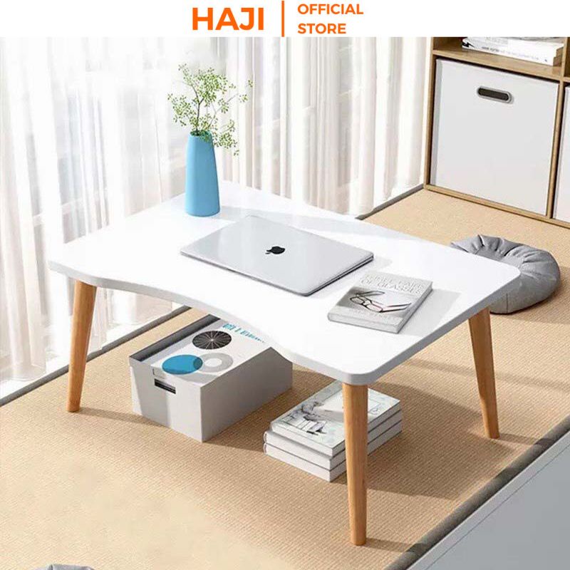 Bàn cafe mini chân gỗ sồi chắc chắn thương hiệu HAJI  A177
