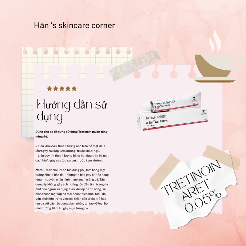  GEL HỖ TRỢ GIẢM MỤN TRETINOIN ARET | BigBuy360 - bigbuy360.vn