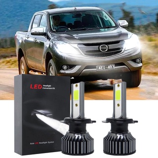 Bộ 2 bóng đèn pha led trắng 6000k cho xe mazda bt-50, năm 2011 - 2017
