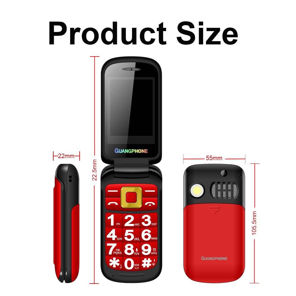 Điện thoại THAY ĐỔI GIỌNG NÓI L136 2sim - TỰ ĐỘNG GHI ÂM CUỘC GỌI, PIN 3800 mah | BigBuy360 - bigbuy360.vn