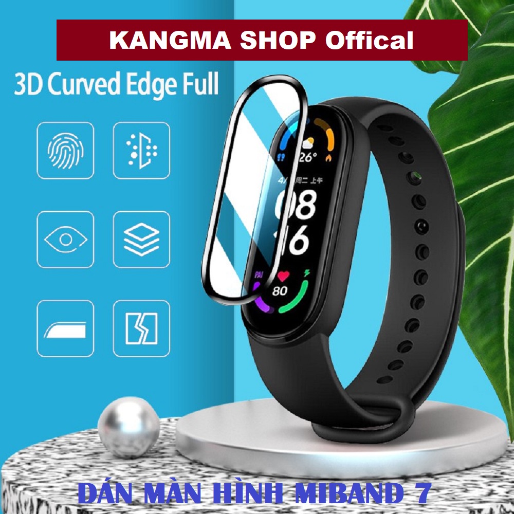 Miếng dán màn hình tràn viền cho Miband 7 (Combo 2 miếng dán)