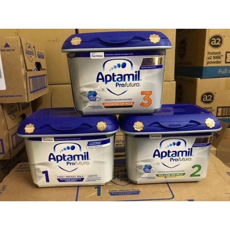 (Date T12/ 2022) Sữa Aptamil Anh đủ số 123 hộp 800g